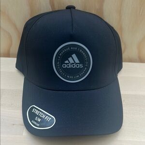 Adidas Black Stretch Fit Cap S/M